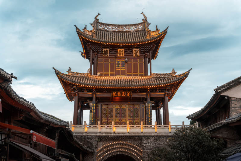 云南大理巍山古城图片