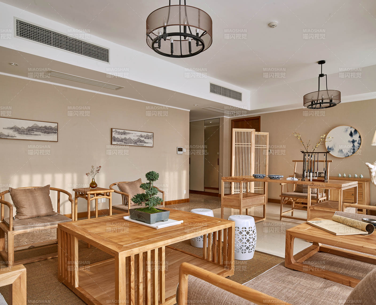 中式风格客厅布置图图片