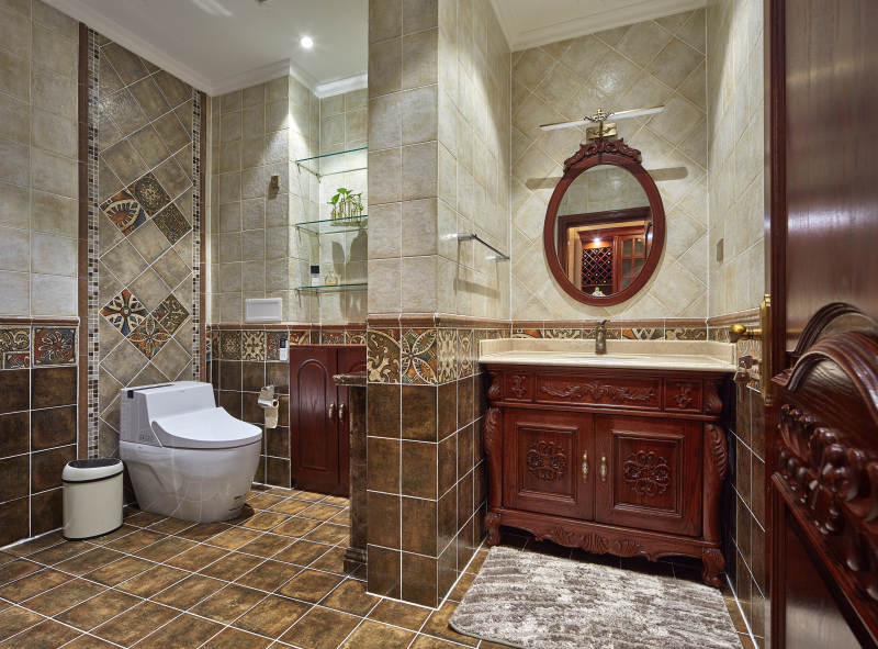 复古风格浴室设计图片