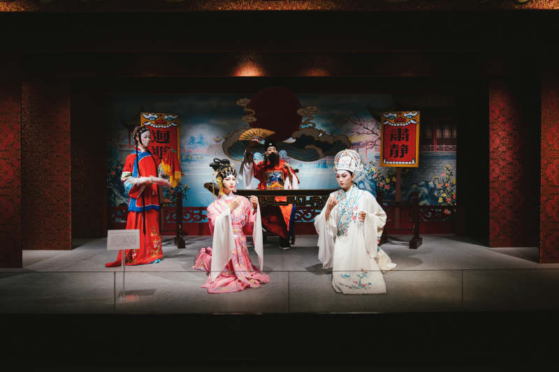 古典戏曲表演场景图片