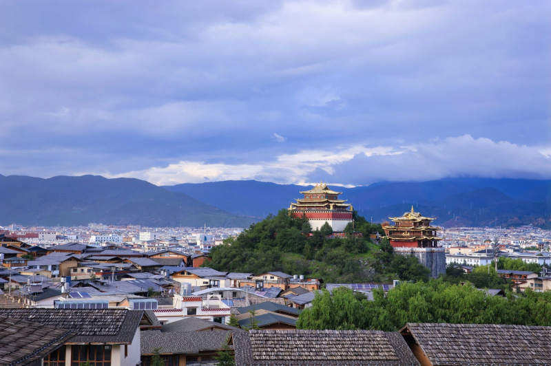 香格里拉独克宗古城图片