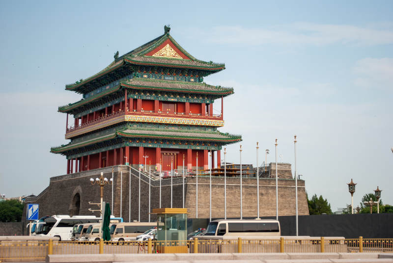 北京正阳门城楼风光图片