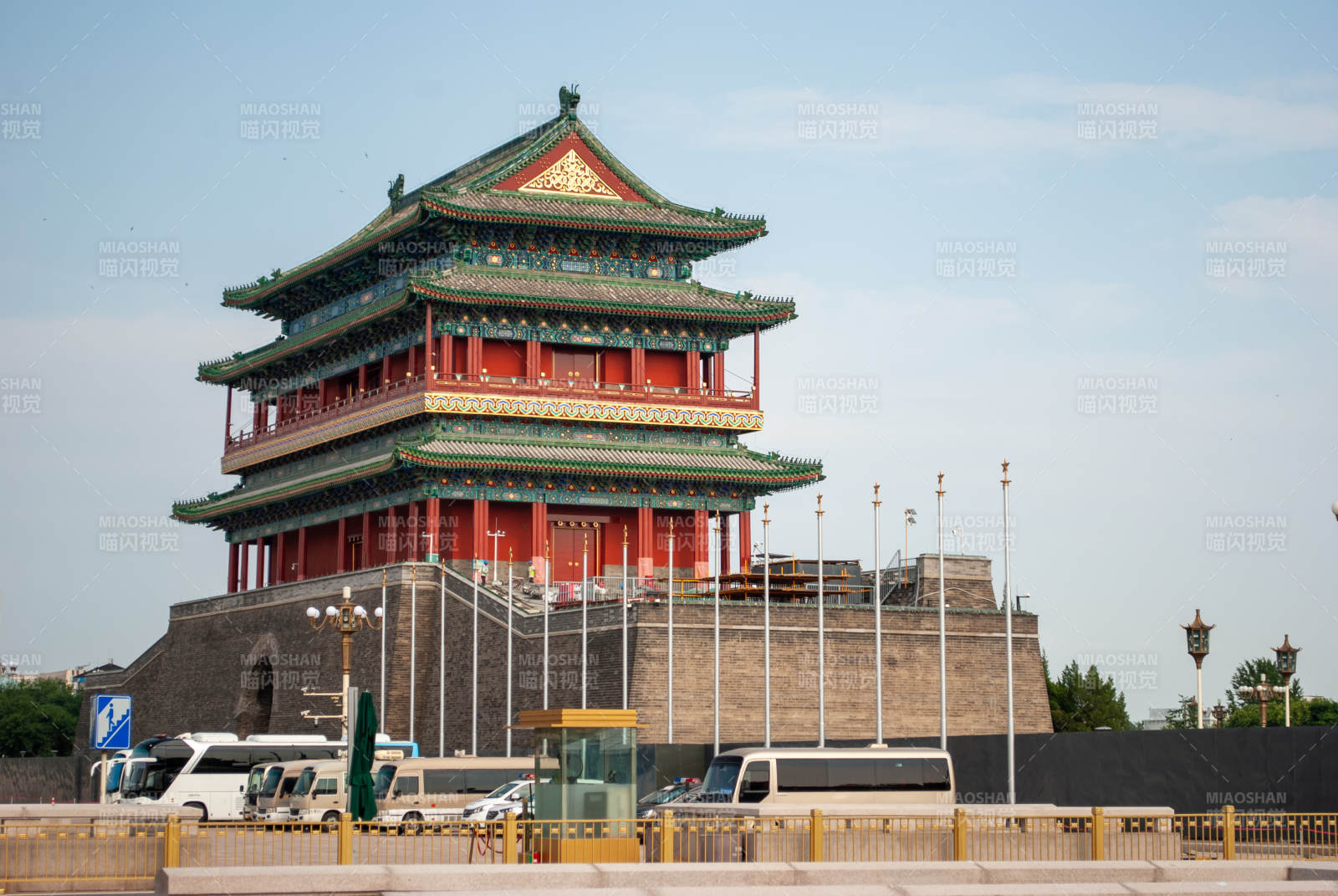 北京正阳门城楼风光图片