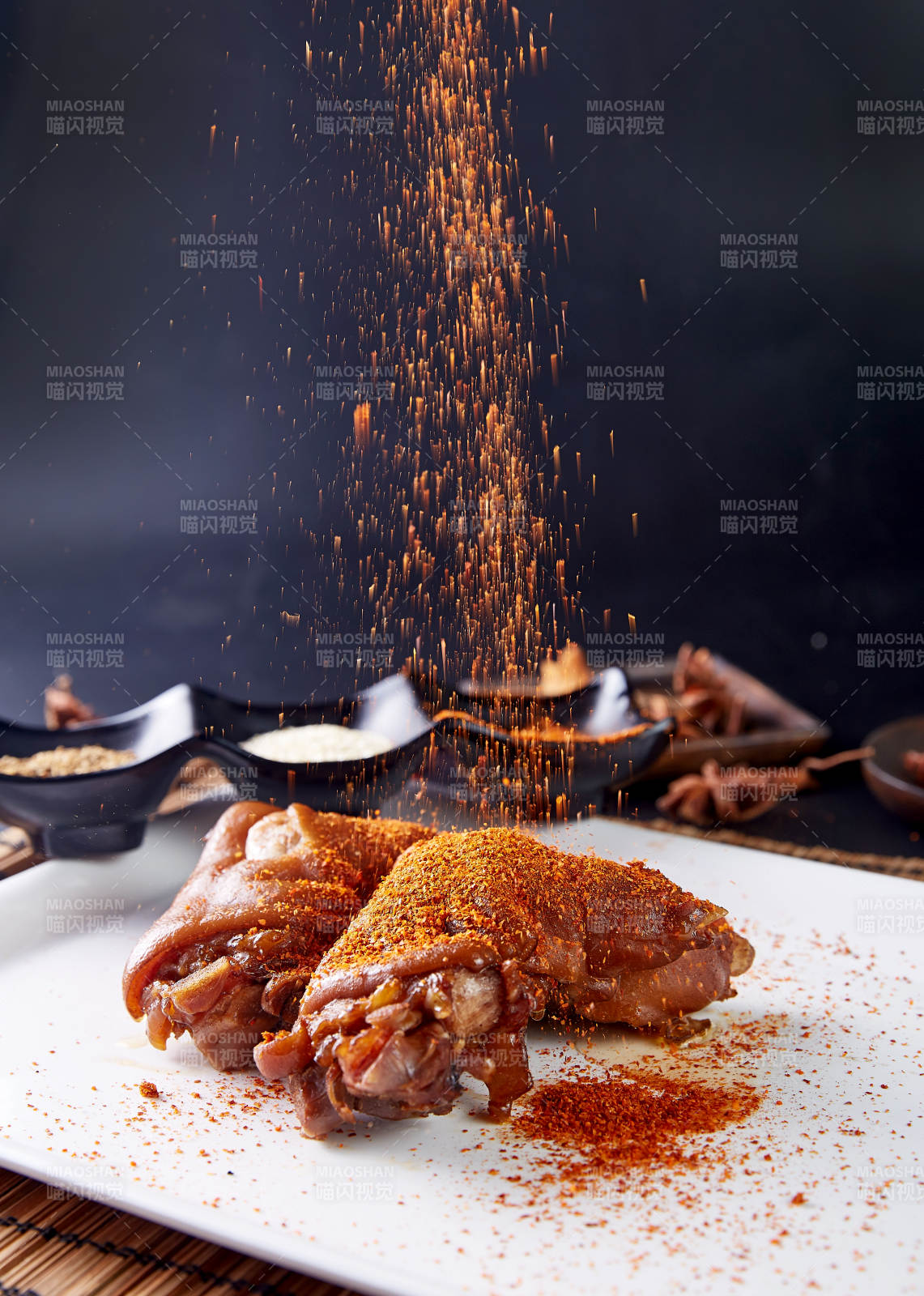 香辣猪蹄美味撒料中图片