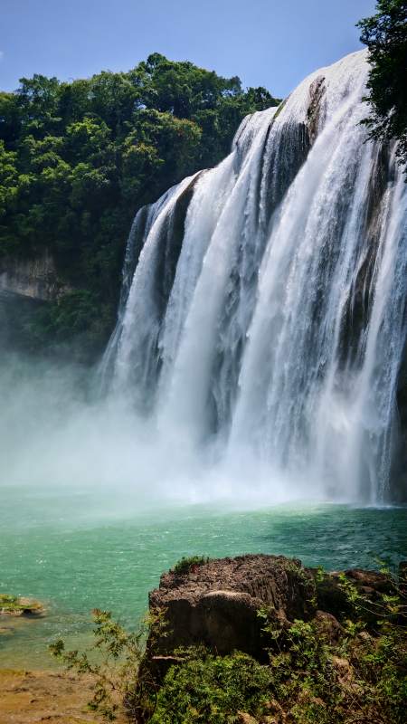 壮丽瀑布 碧水青山 黄果树瀑布图片