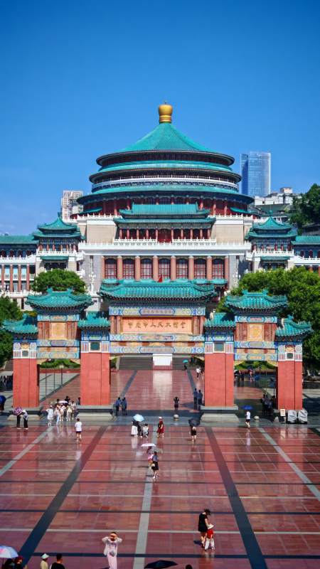 重庆人民大礼堂广场图片