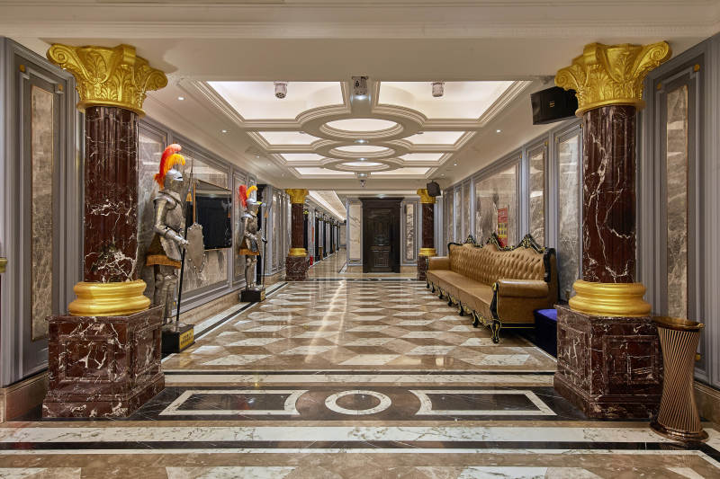 豪华酒店走廊设计图片