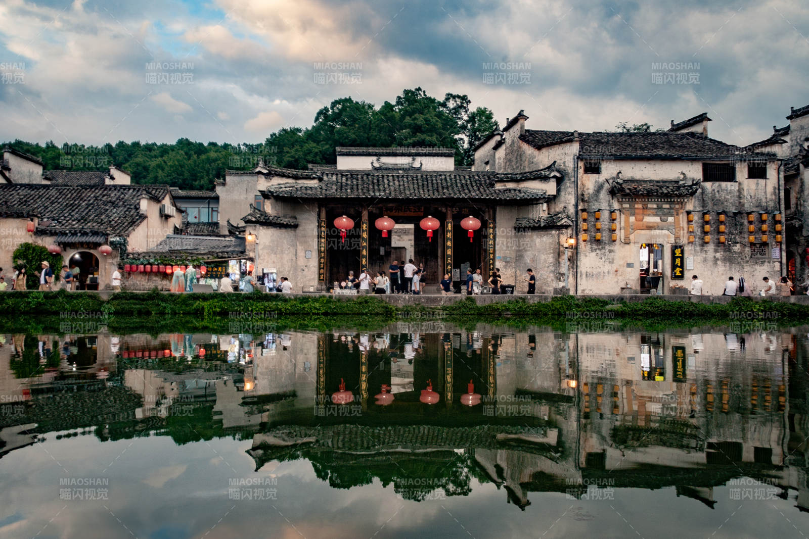 古村水映 静谧如画  安徽宏村图片