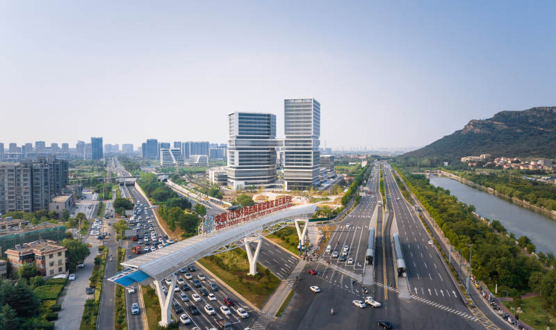 连云港现代城市交通枢纽全景图片