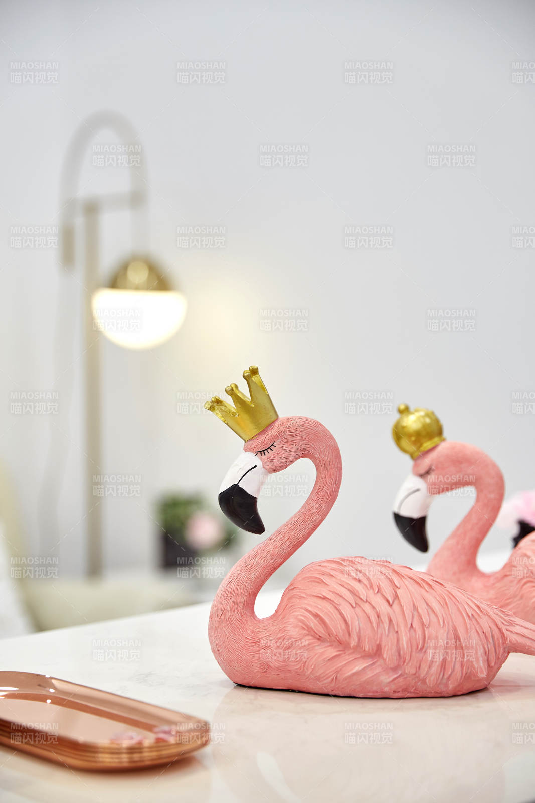 皇冠火烈鸟装饰品图片