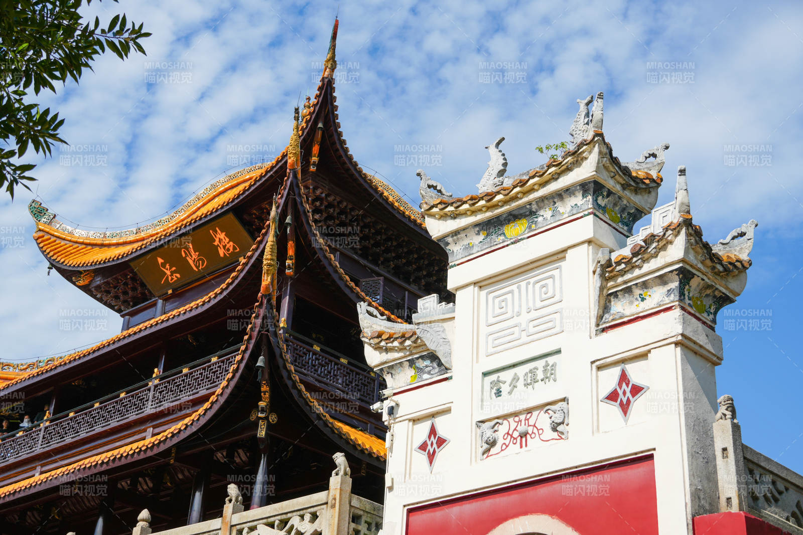 岳阳楼古建筑的华丽与宁静图片