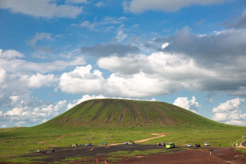 乌兰哈达火山图片