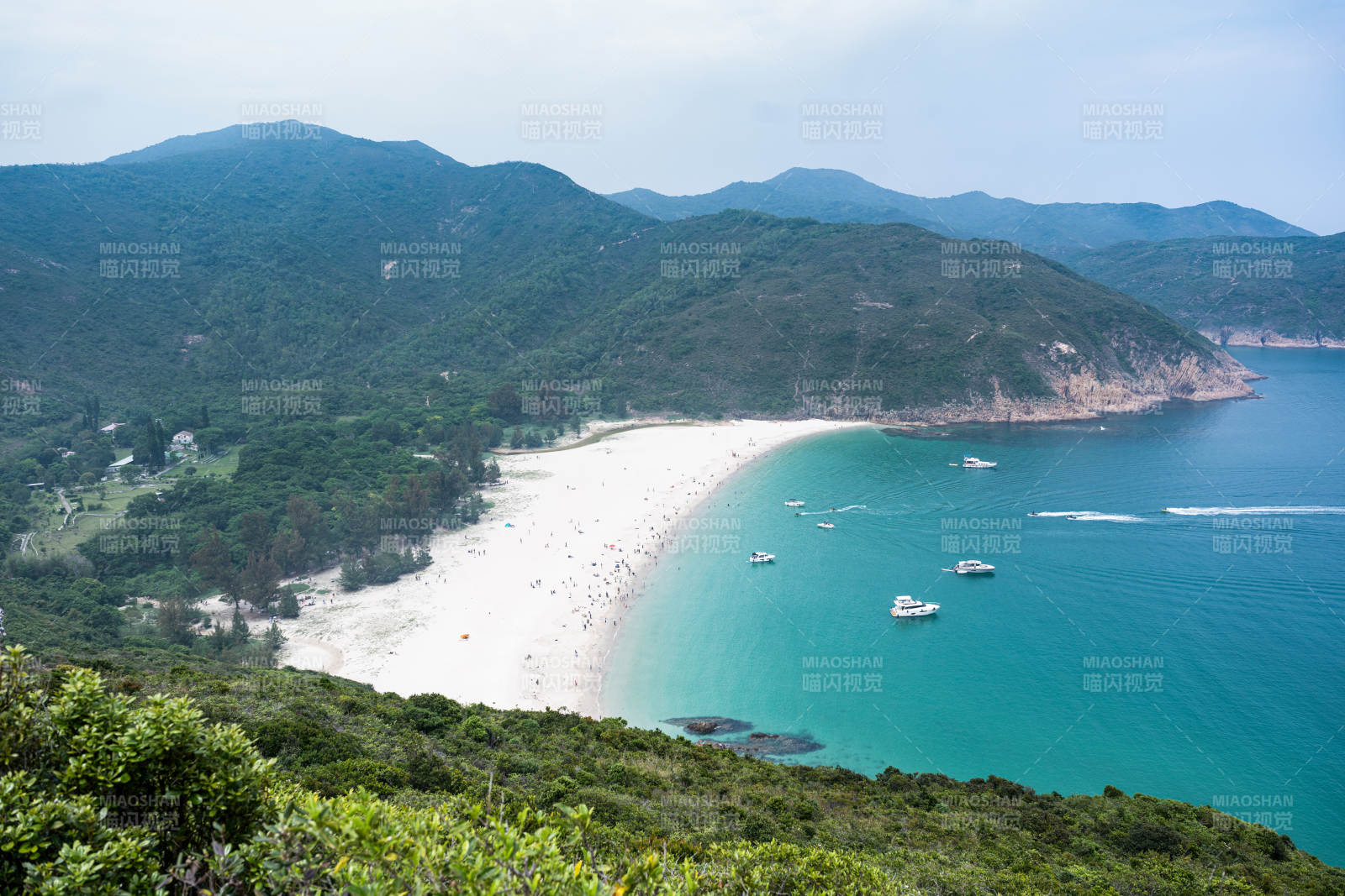 香港麦理浩径碧海蓝天沙滩美景图片