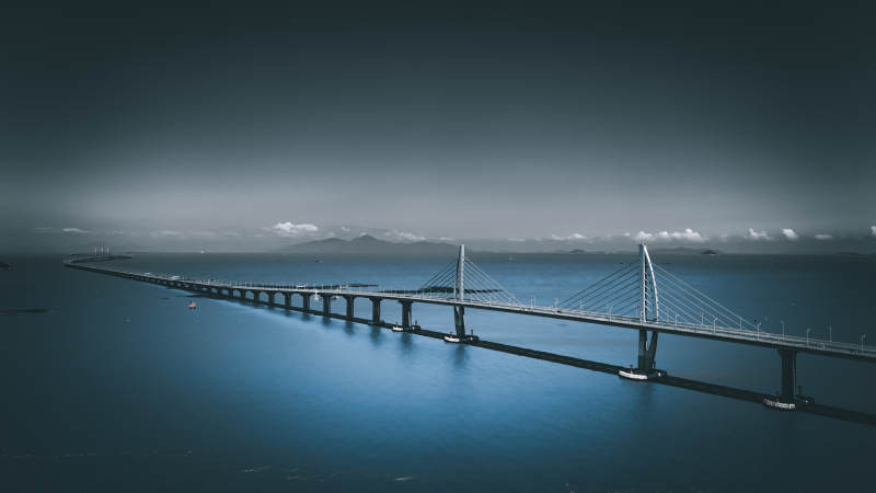 港珠澳大桥航拍图片