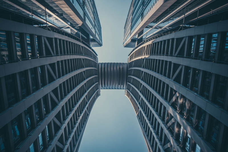 重庆来福士的几何之美图片