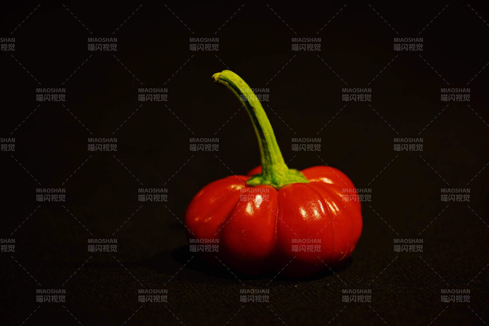 红色辣椒的静谧之美图片