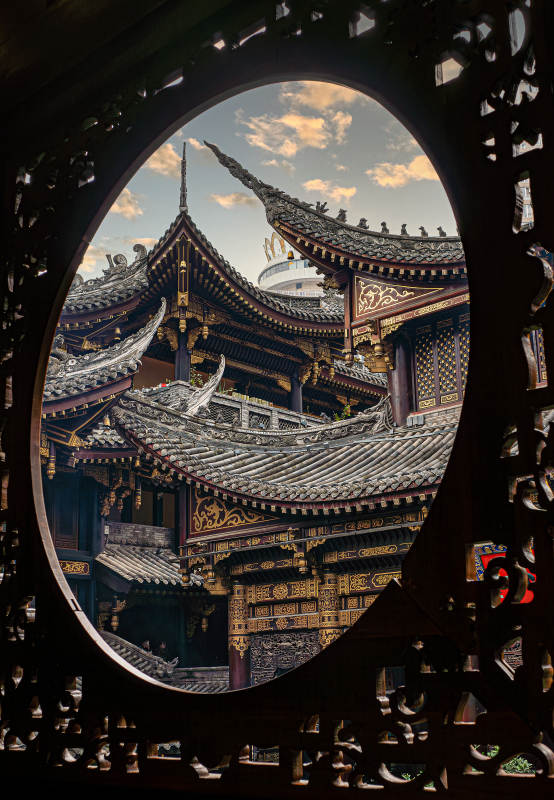 重庆罗汉寺古建筑的精致与宏伟图片