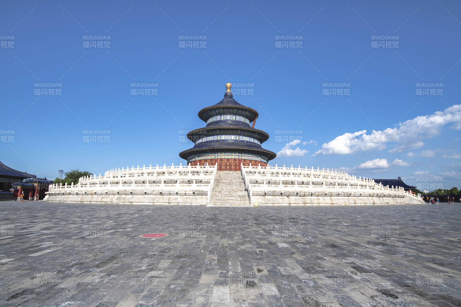 天坛祈年殿全景图图片