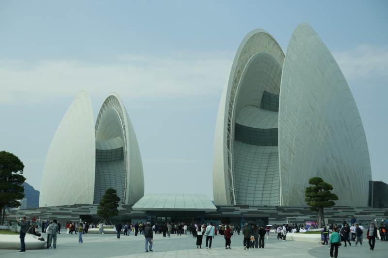 珠海大剧院外景图图片