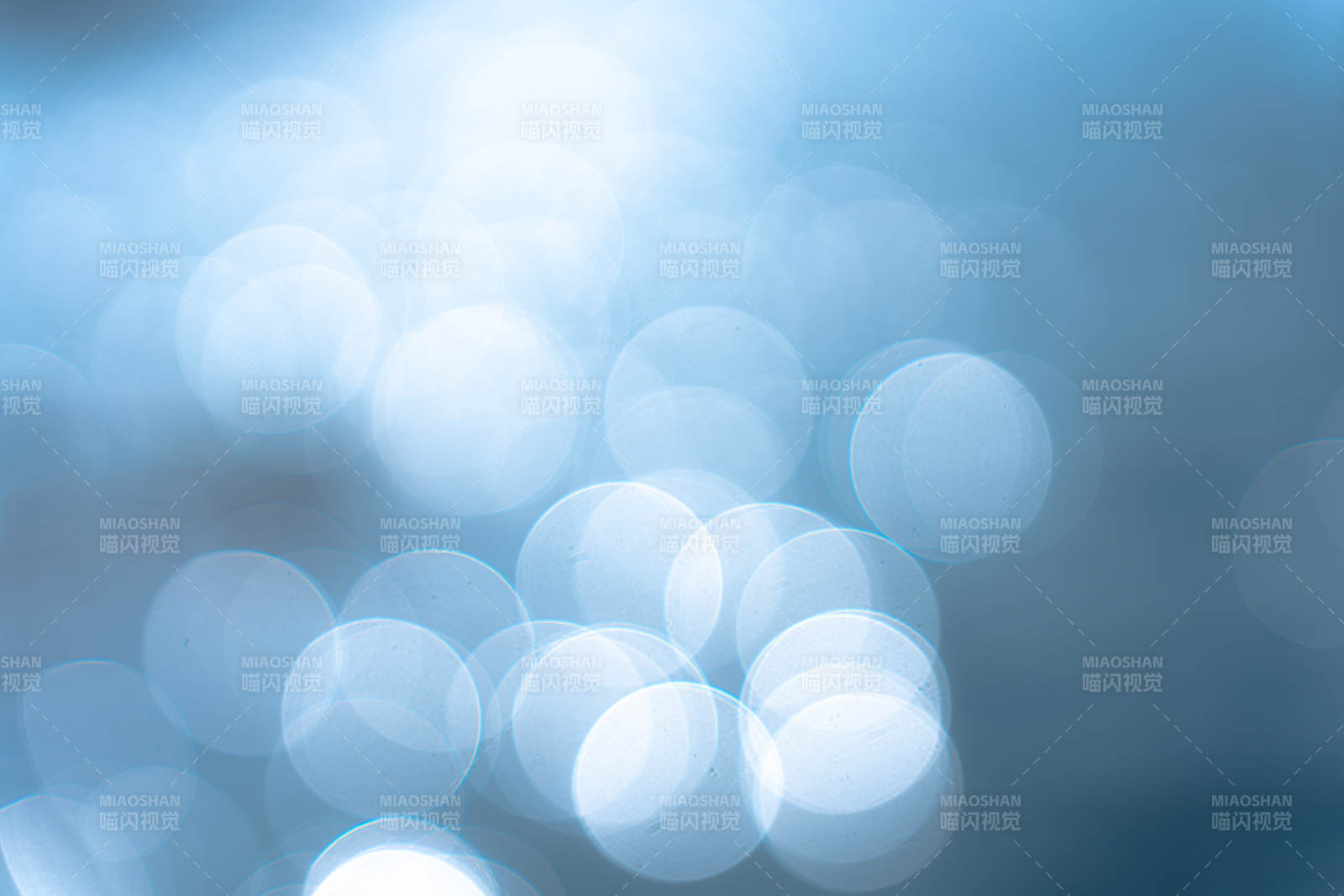 梦幻蓝光 朦胧之美图片