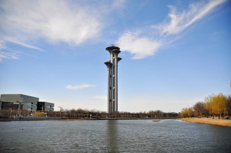 奥林匹克森林公园塔景图片