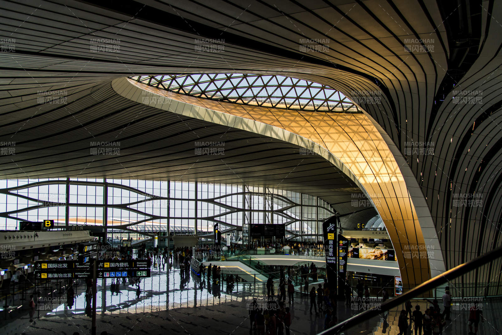 机场现代机场内部结构设计图片