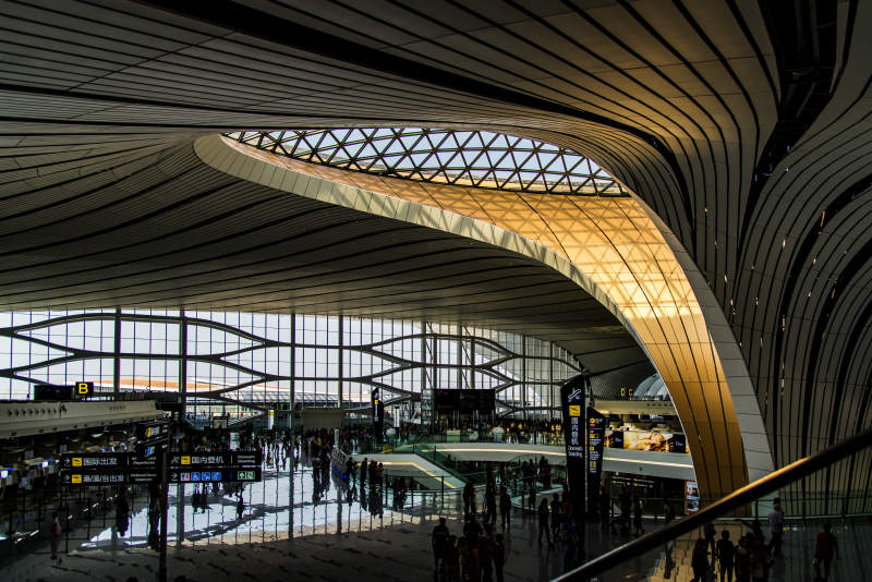 机场现代机场内部结构设计图片