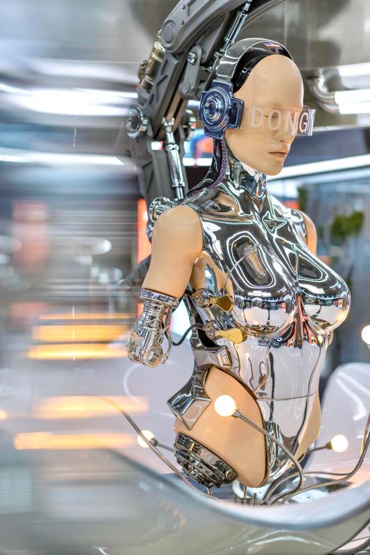 未来科技感机器人展示图片