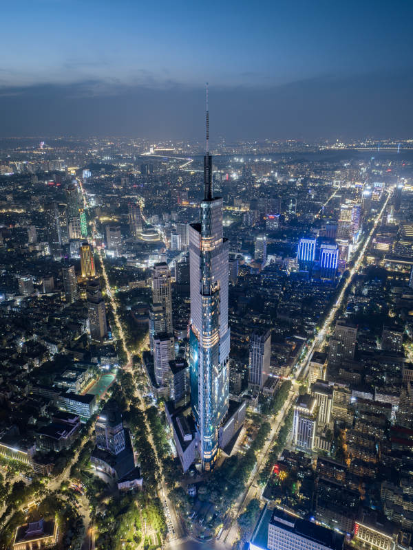 南京紫峰大厦图片