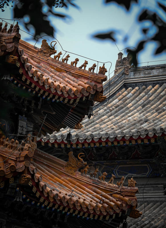 古建筑飞檐翘角细节图片