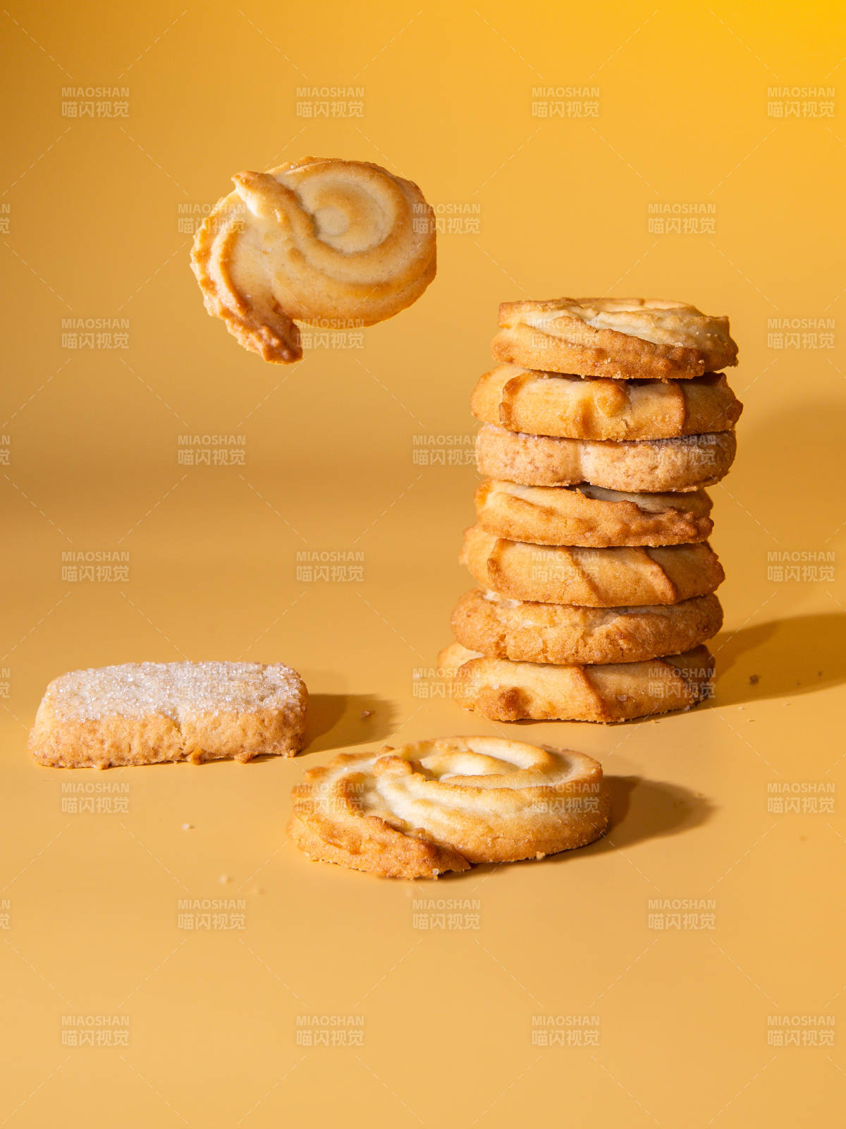 饼干跳跃 美味瞬间图片