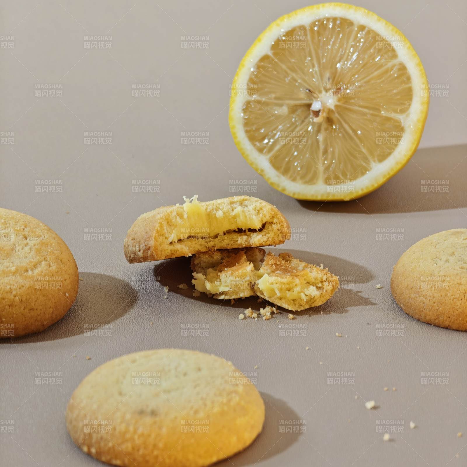 柠檬夹心饼干图片