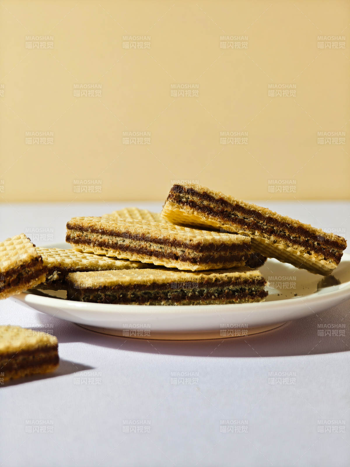 香脆夹心饼干图片