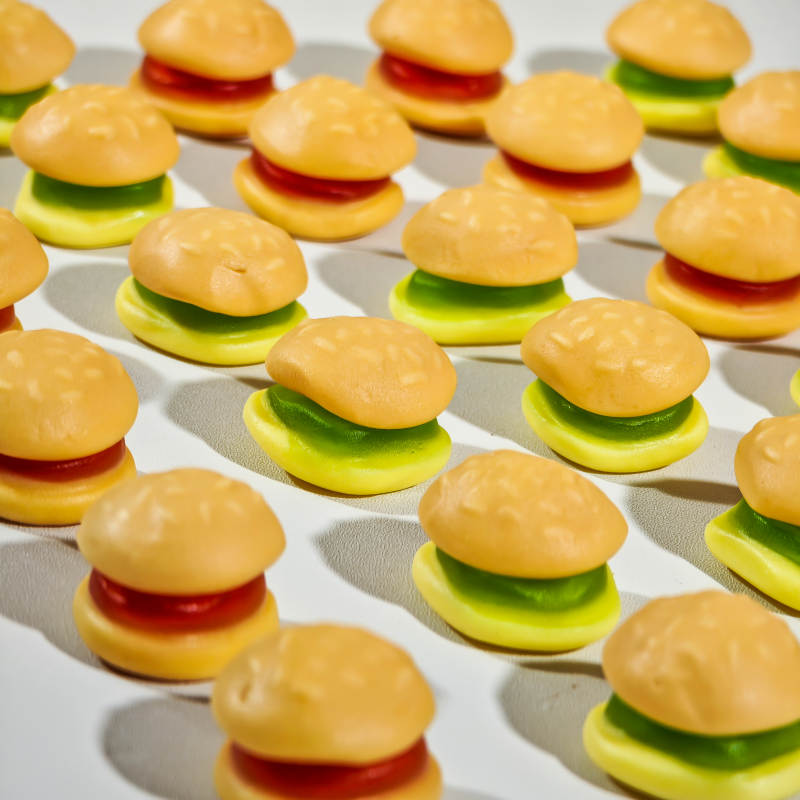 迷你汉堡软糖图片