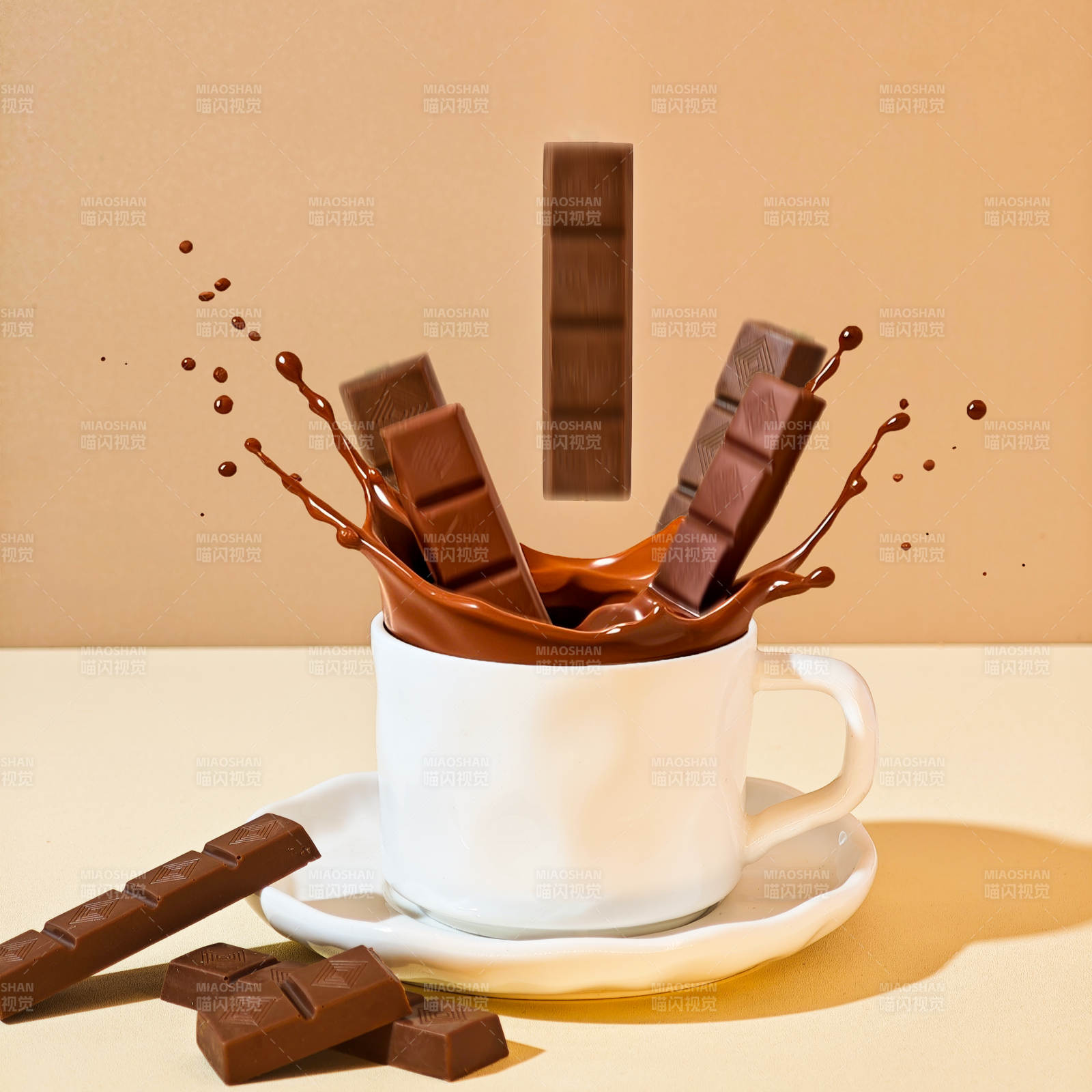 巧克力与咖啡的完美碰撞图片