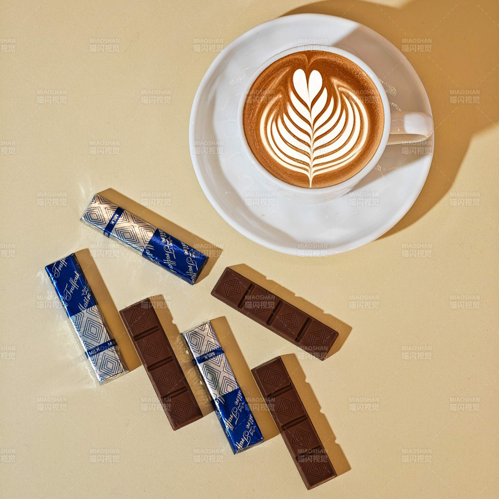 咖啡与巧克力的完美搭配图片