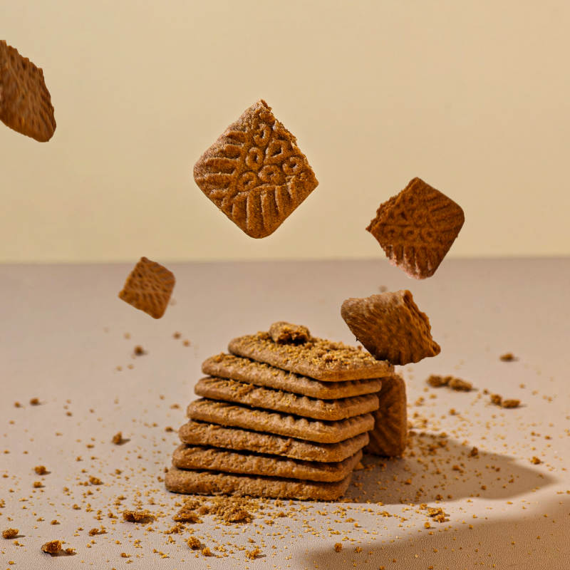 饼干跳跃 美味瞬间定格图片