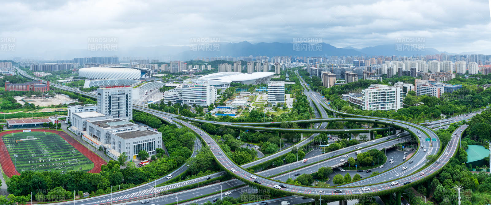 福州城市交通枢纽全景图图片