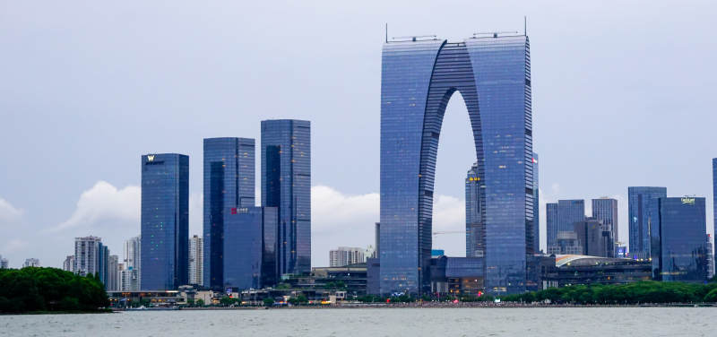 苏州东方之门图片