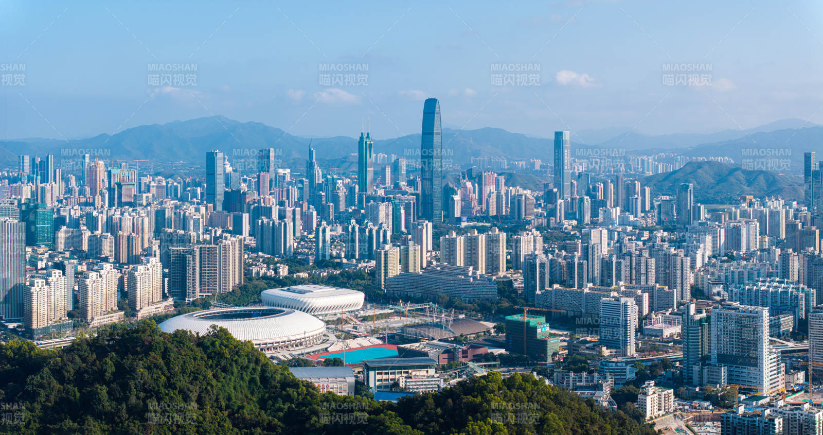 深圳城市全景图片