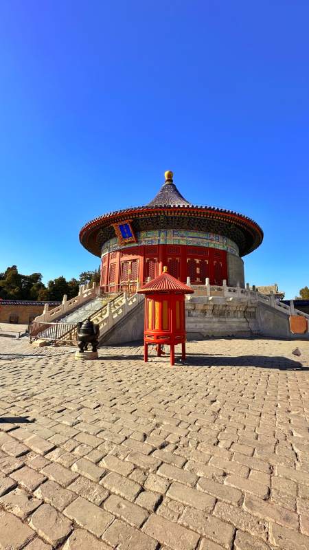 天坛祈年殿秋日风光图片