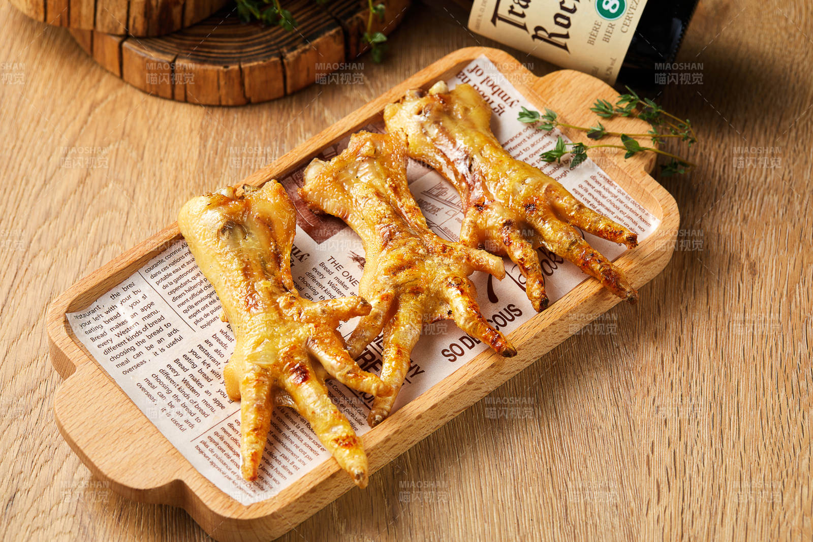 香烤鸡爪 美味可口图片