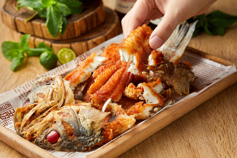 香辣烤鱼 美味诱人图片