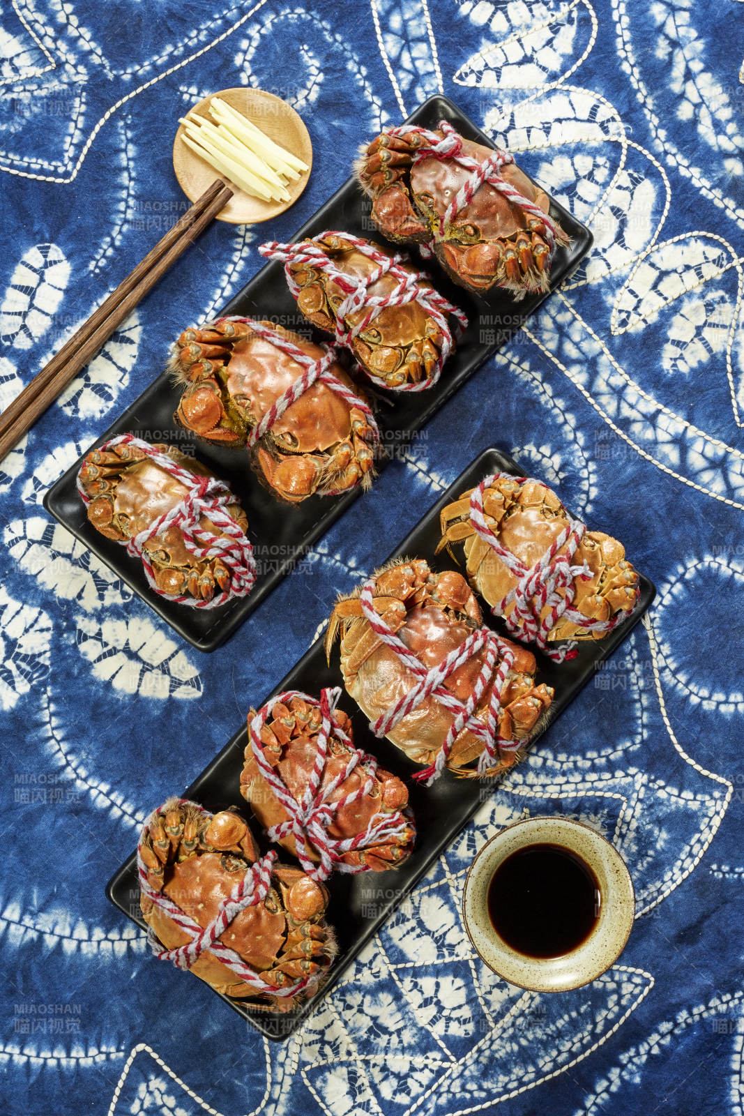 清蒸大闸蟹 美味佳肴图片