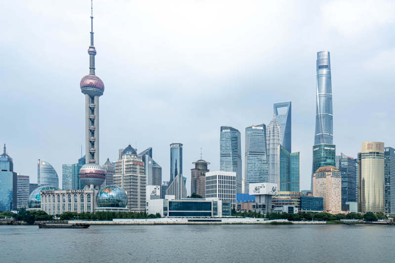 上海陆家嘴天际线图片