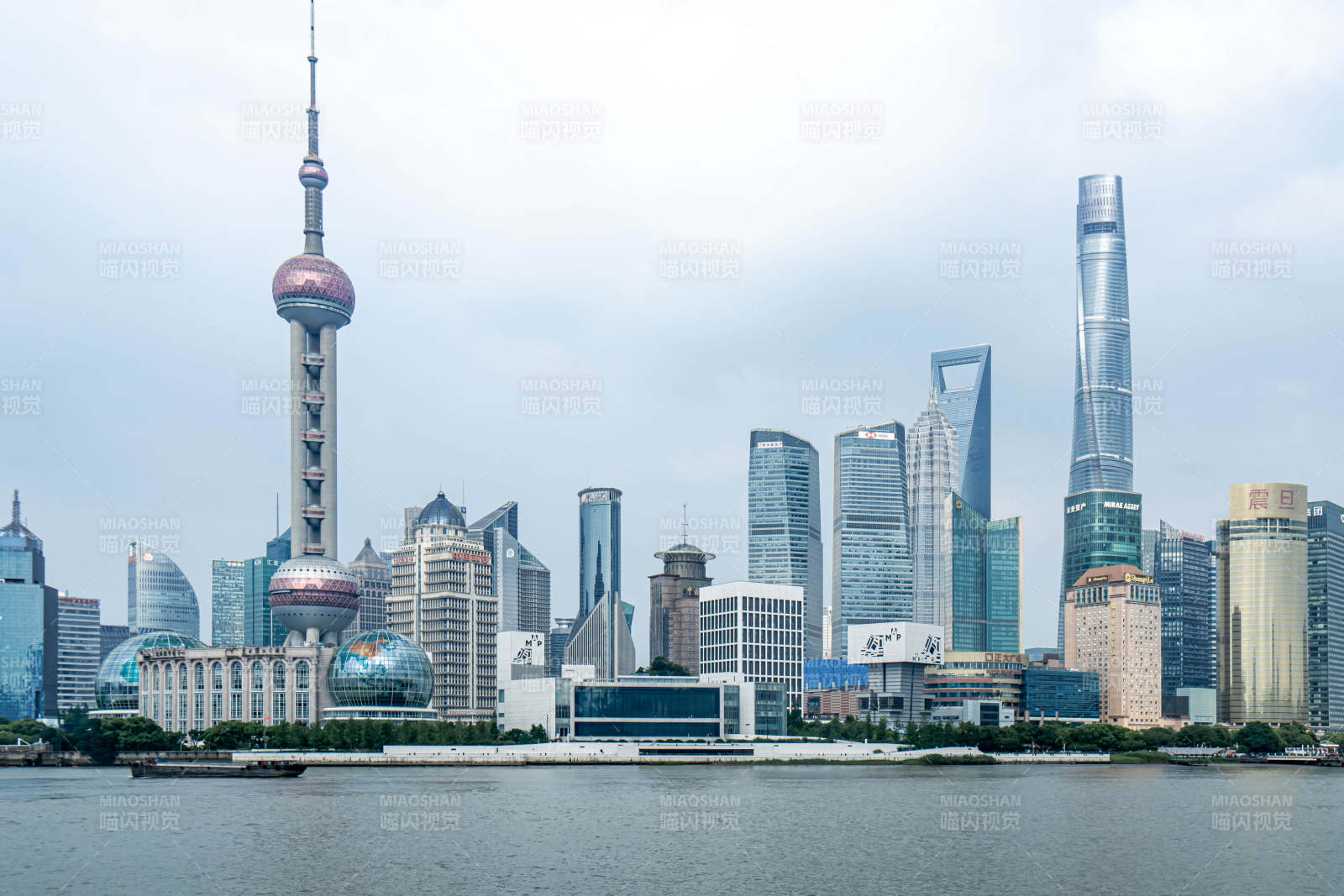 上海陆家嘴天际线图片