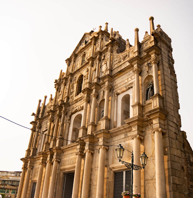 澳门大三巴牌坊图片