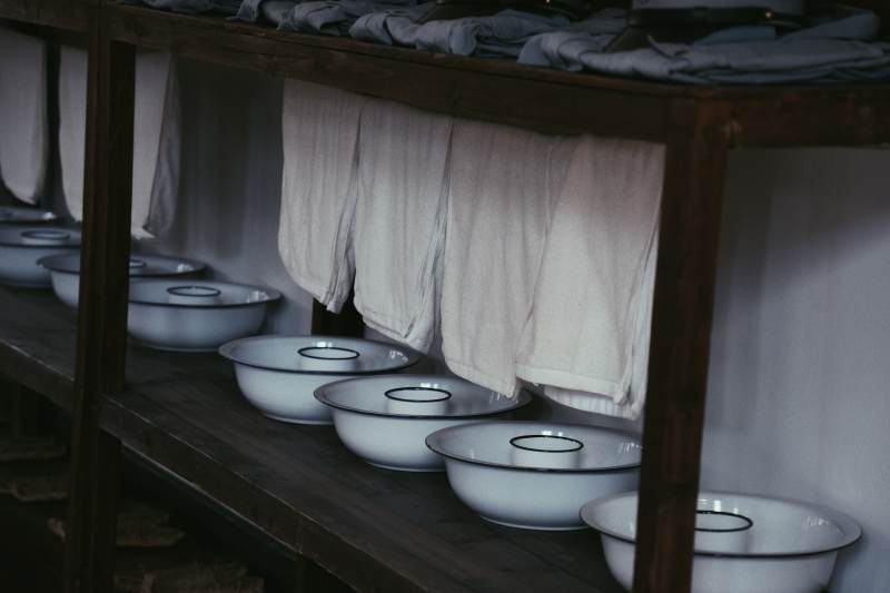 黄埔军校学生的洗漱架图片