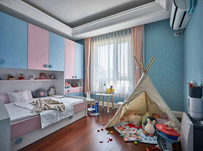 儿童房温馨布置效果图图片