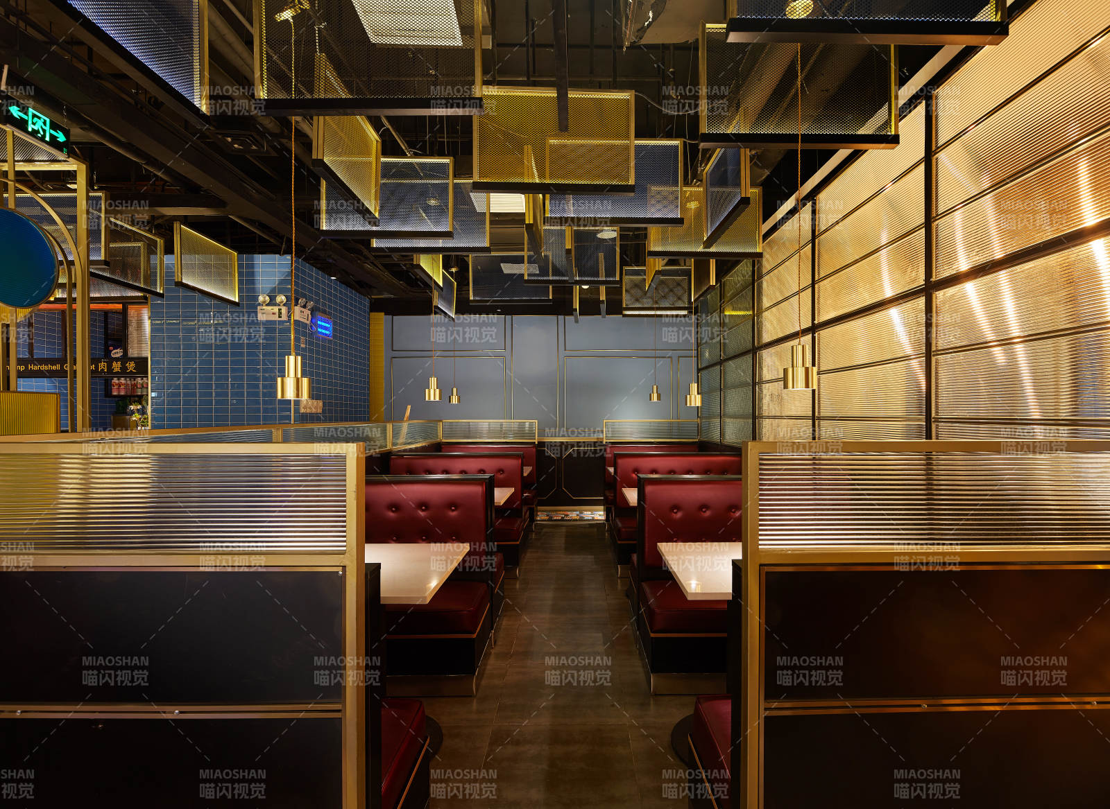 现代餐厅内部设计展示图片